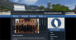 Desktop Screenshot of falconfoundation.org
